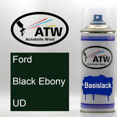 Ford, Black Ebony, UD: 400ml Sprühdose, von ATW Autoteile West.
